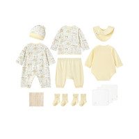 英氏 婴儿高档满月礼盒 斯蒂牧场内衣礼盒（12件套）