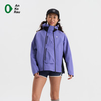 安高若 女士防泼水拼接工装带帽外套 A0261JA11