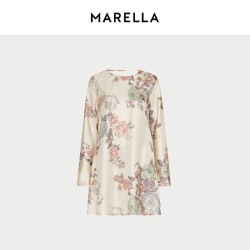 MARELLA 女士真丝中长款连衣裙 3221176102