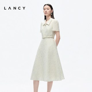  LANCY 刺绣收腰 女士连衣裙