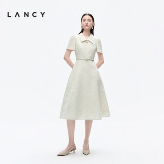  LANCY 刺绣收腰 女士连衣裙