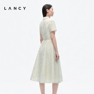  LANCY 刺绣收腰 女士连衣裙