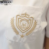 BOMAN/伯曼 刺绣小熊 女士衬衫