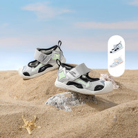 江博士 童鞋魔术贴步前鞋软底透气2025新款男女婴儿凉鞋夏