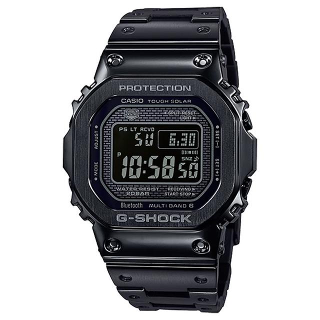 CASIO 卡西欧G-SHOCK金属进化系列43.2毫米太阳能电波腕表GMW-B5000GD-1