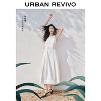 URBAN REVIVO 魅力无袖拼接 女士连衣裙