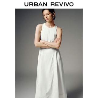  URBAN REVIVO 魅力无袖拼接 女士连衣裙