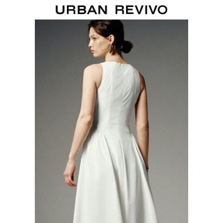  URBAN REVIVO 魅力无袖拼接 女士连衣裙