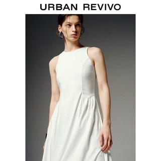  URBAN REVIVO 魅力无袖拼接 女士连衣裙