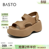 百思图 2026夏季新款商场同款休闲凉鞋时尚简约户外女鞋