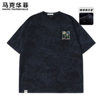 马克华菲 男士短袖T恤 复古潮流宽松休闲
