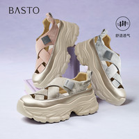  BASTO/百思图 轻便厚底 女士凉鞋