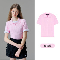 TEENIE WEENIE TeenieWeenie小熊 女士POLO领短袖针织衫 TTKW251207E