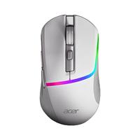  acer/宏碁 无线蓝牙可充电三模RGB电竞通用长续航 游戏鼠标  OMR210奶茶色7200dpi  三模游戏鼠标