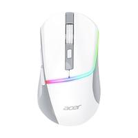  acer/宏碁 三模RGB电竞 游戏鼠标  OMR210白灰色7200dpi  三模游戏鼠标