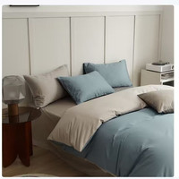 兰芮 100支全棉贡缎新疆长绒棉纯棉四件套 200*230cm