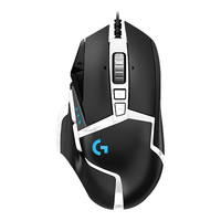 logitech/罗技 RGB 电竞游戏有线鼠标+朋克贴纸  拼色