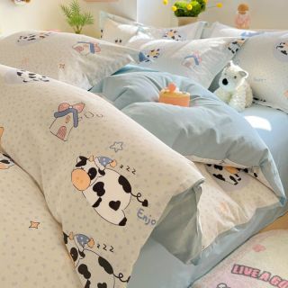 AIDLI 新疆棉100%纯棉印花四件套 200*230cm