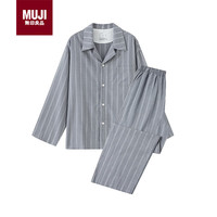 無印良品 MUJI 莱赛尔棉长袖睡衣套装