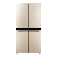 Whirlpool 惠而浦 冻龄系列 BCD-603WMGBIW 风冷十字对开门冰箱 603L 夏空棕