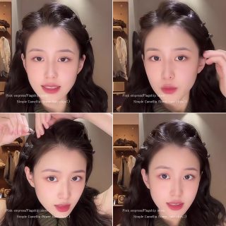 歌米诺 满钻蝴蝶结发夹边夹女侧边碎发鸭嘴夹子头饰高级感迷你刘海夹发夹