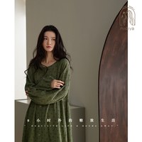妮狄娅 女士长袖睡裙 ZF25339