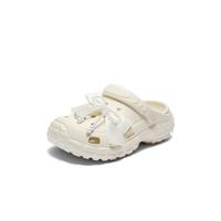 限尺码：百丽 厚底增高两穿洞洞鞋子2026夏季新款可外穿包头拖女