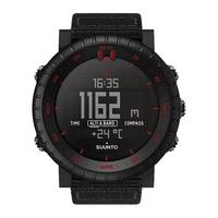 SUUNTO 颂拓 SS023158000 智能手表 49.1mm 黑红色 织物表带 黑色( 高度计、气压计、指南针、温度、深度计)