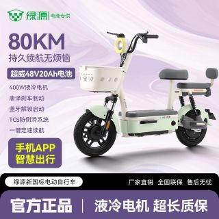 百亿补贴：绿源 x源行者 新国标电动自行车