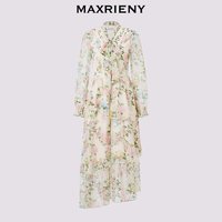 MAXRIENY 桑蚕丝连衣裙 MC80DR005