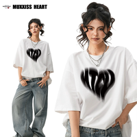  MUXXISS HEART/麦克斯桃心 联名 短袖T恤