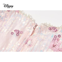Disney/迪士尼 渐变亮片 女童公主裙 头纱