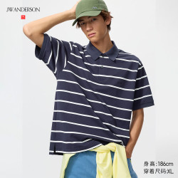 优衣库 485565 快干 藏青色 XL 男装POLO衫