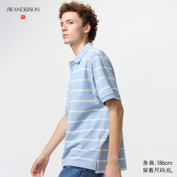 优衣库 485565 快干 天蓝色 L POLO衫