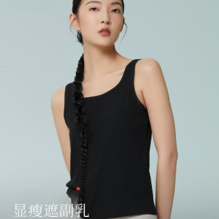金利来 女士高弹力螺纹背心 长绒棉