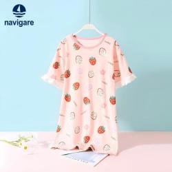 navigare 意大利小帆船 女童纯棉家居裙/家居服
