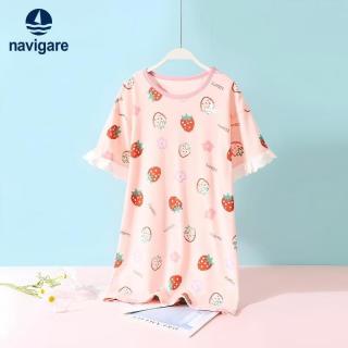 navigare 意大利小帆船 女童纯棉家居裙/家居服