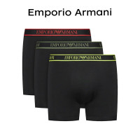 EMPORIO ARMANI 男士纯棉平角内裤 3条套装