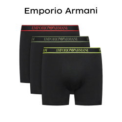 EMPORIO ARMANI 男士纯棉平角内裤 3条套装