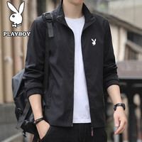 PLAYBOY 男士商务立领夹克