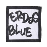 BLUE ERDOS 春夏款 真丝雪纺字母印花方巾