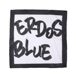 BLUE ERDOS 春夏款 真丝雪纺字母印花方巾