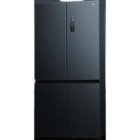 小米 Xiaomi（MI）小米 Xiaomi冰箱601+L十字四门对开门大容量风冷无霜银离子除菌嵌入式家用智能互联一级能效墨青岩面板 十字对开门601+L（墨青岩）