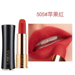 兰蔻 菁纯丝绒哑光唇膏口红#505朱砂红3.4g