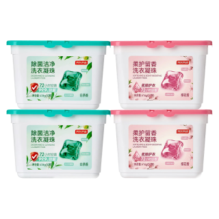 移动端、京东百亿补贴：京东京造 除菌柔护洗衣凝珠 208颗 白茶+樱花