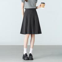 茵曼 高级感气质百褶裙女2026年夏季学院风显瘦百搭舒适半身裙女