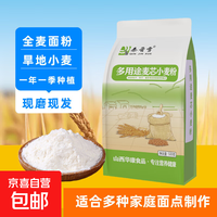 秦晋雪山西农家小麦粉面粉馒头包子饺子花卷通用面粉 500克麦芯小麦粉