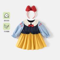 班喜迪 女童连衣裙春装儿童生日公主裙子宝宝春秋季周岁礼服