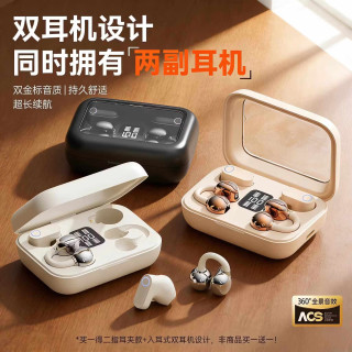 萨勒芬妮 蓝牙耳机 二合一 2副耳机 影院级IMAX音效丨钛丝技术3.0丨Ai双重防漏