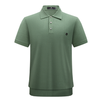pierre cardin/皮尔·卡丹 100%桑蚕丝 男士Polo衫